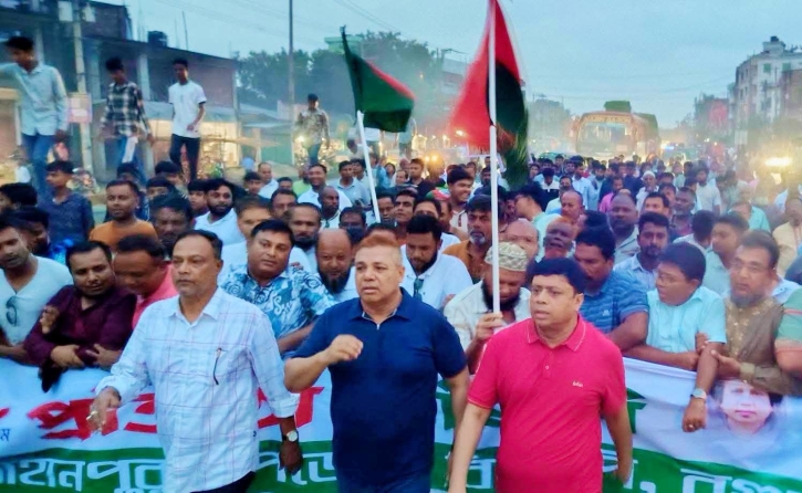 শাজাহানপুরে বিএনপির ৪৮তম প্রতিষ্ঠাবার্ষিকী উপলক্ষে বর্ণাঢ্য র‍্যালি